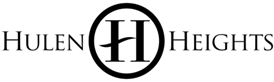 Hulen Heights neighborhood logo.