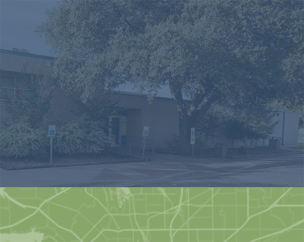 Official city image of Southwest Community Center’s building and entrance.